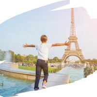 CK Turancar, Letecký poznávací zájazd, Francúzsko, Paríž pre deti, leták