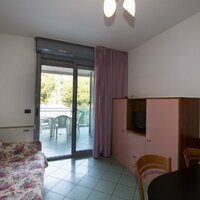 Rezidencia Mediterraneo due - obývačka- autobusový zájazd CK Turancar (San Benedetto del Tronto - Palmová riviéra)