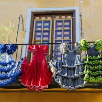 Letecký poznávací zájazd Andalúzia s pobytom pri mori, flamenco šaty 