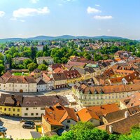 CK Turancar, autobusový poznávací zájazd, Česko a Rakúsko, Český Krumlov, Panoráma mesta