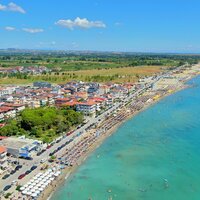 Paralia-panoráma - autobusová doprava CK Turancar (Paralia - Olympská riviéra)