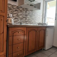 Apartmány Stella - kuchynka - autobusová doprava CK Turan(Olympic Beach, Olympská riviéra)