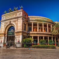 Poznávací zájazd s kombinovanou dopravou Taliansko Sicília, Palermo, divadlo 