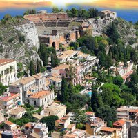 CK Turancar, Letecký poznávací zájazd, Sicília, Taormina