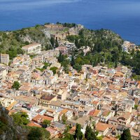 CK Turancar, Letecký poznávací zájazd, Sicília, Taormina