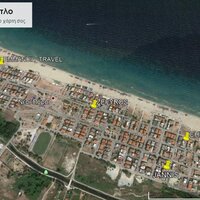 Nei Pori - mapka apartmánových domov a paratnerskej CK Emmanouil travel - Olympská riviéra