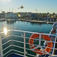 Apartmány Sofi - plavba- autobusová doprava CK Turancar (Thasos, Pefkari)
