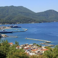 Apartmány Sofi - prístav Pefkari- autobusová doprava CK Turancar (Thasos, Pefkari)