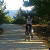 Štúdiá Levendis - promedáda z Potosu do Limenarie  - autobusový zájazd CK Turancar (Thasos, Potos)