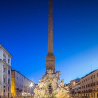 CK Turancar, autobusový poznávací zájazd, Rím - metropola Talianska, Piazza Navona, Fontána štyroch riek