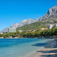 hotel Palma - pláž - autobusový zájazd CK Turancar - Chorvátsko - Makarska