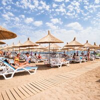 Hotel Quattro Beach Resort & Spa - pláž - letecký zájazd CK Turancar -Turecko, Konakli