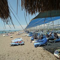 Hotel Sea World Resort & Spa - pláž - letecký zájazd CK Turancar, Turecko, Kizilagac