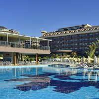 Hotel Sunmelia Beach Resort & Spa - bar pri bazéne - letecký zájazd CK Turancar - Turecko, Kizilagac