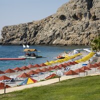Grécko - Rodos - Hotel Kolymbia Sun - záliv - letecký zájazd CK Turancar (Rodos, Kolymbia)