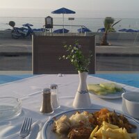 Hotel Flisvos Beach - reštaurácia-letecký zájazd CK Turancar-Kréta, Rethymno