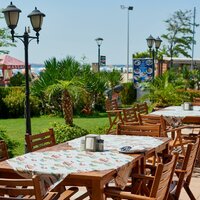 Hotel Bellevue Beach , Bulharsko,vonkajšie sedenie, letecký a autokarový zájazd Slnečné pobrežie