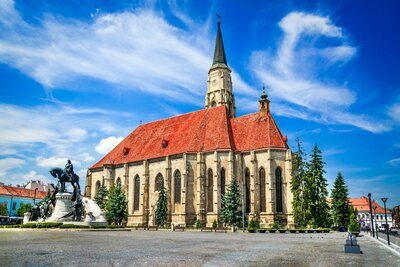 Autobusový poznávací zájazd, Rumunsko, Moldavsko, kostol sv. Michala Cluj Napoca
