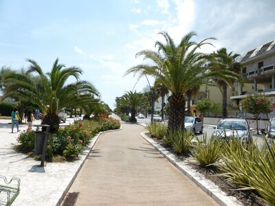 Rezidencia Oltremare- cyklistický chodník - CK Turancar (San Benedetto del Tronto - Palmová riviéra)