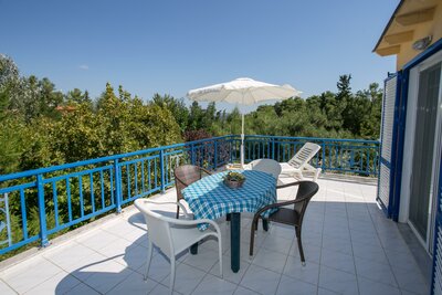 Rodon hotel - balkón - letecký zájazd CK Turancar (Thasos, Tripiti)