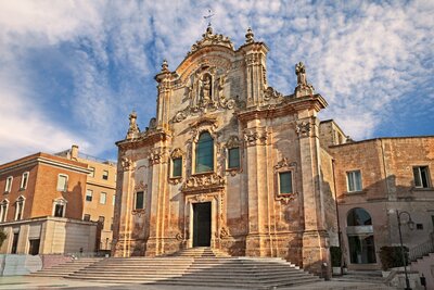 Autobusový poznávací zájazd, Taliansko, San Maríno a Apúlia, Matera, kostol sv. Františka z Assisi
