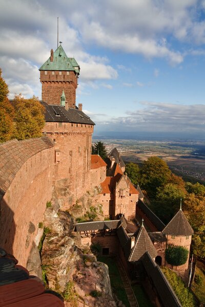 CK Turancar, autobusový poznávací zájazd, Francúzska vínna cesta, Château du Haut-Kœnigsbourg