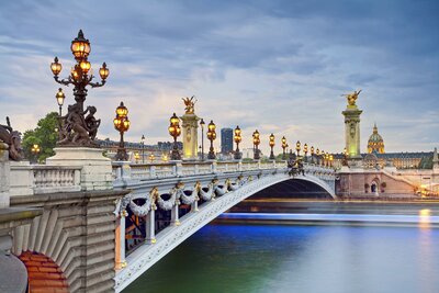 Autobusový poznávací zájazd Francúzsko Paríž Most Alexandra III.
