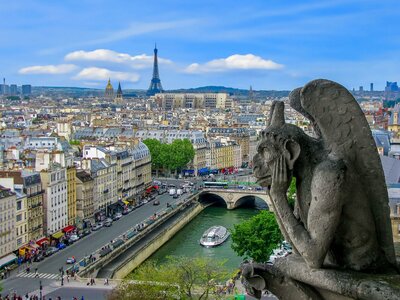 Autobusový poznávací zájazd Francúzsko Paríž výhľad na Paríž