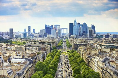 CK Turancar, autobusový poznávací zájazd, Paríž - perla na Seine, La Défense