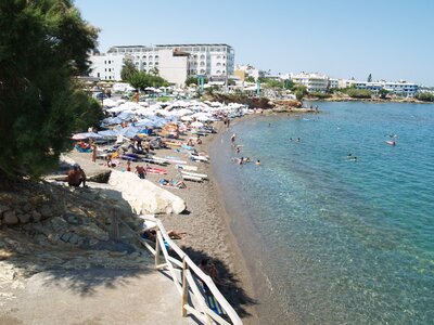 Hotel Silva beach - pláž - letecký zájazd CK Turancar - Kréta, Hersonissos