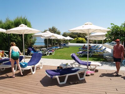 Hotel Silva beach - záhrada - letecký zájazd CK Turancar - Kréta, Hersonissos