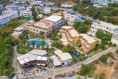 Hotel Talea beach- letecký záber -letecký zájazd CK Turancar-Kréta-Bali