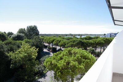 hotel OLD RIVER pohľad z izby - CK TURANCAR - Taliansko, Lignano