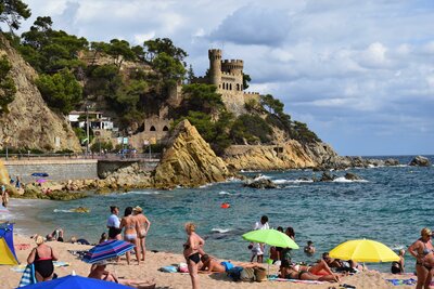 Hotel Maria del Mar - pláž - letecký zájazd CK Turancar, Španielsko, Lloret de Mar