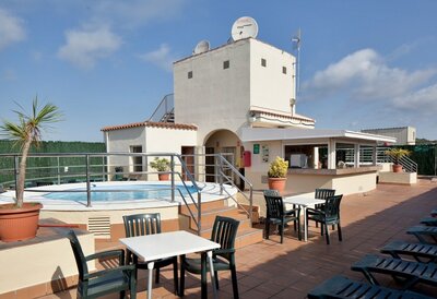 Španielsko - Hotel Royal Beach - terasa