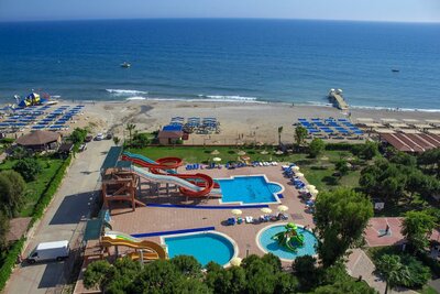 Hotel Club Turtas Beach - pláž - letecký zájazd CK Turancar - Turecko Konakli