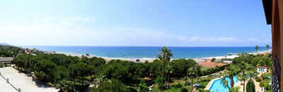 Hotel Club Turtas Beach - výhľad more - letecký zájazd CK Turancar - Turecko Konakli