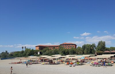 Hotel Club Turtas Beach - pláž - letecký zájazd CK Turancar - Turecko Konakli