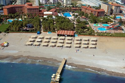 Hotel Club Turtas Beach - pláž - letecký zájazd CK Turancar - Turecko Konakli