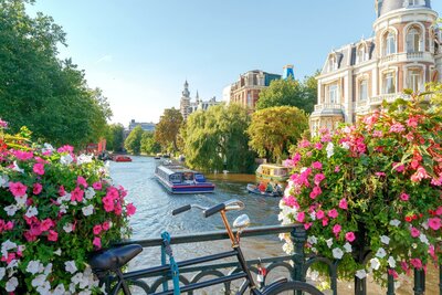 CK Turancar, autobusový poznávací zájazd, Kvetinové Holandsko a Belgicko, Amsterdam, mestský kanál