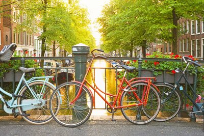 CK Turancar, autobusový poznávací zájazd, Kvetinové Holandsko a Belgicko, Amsterdam, bicykle