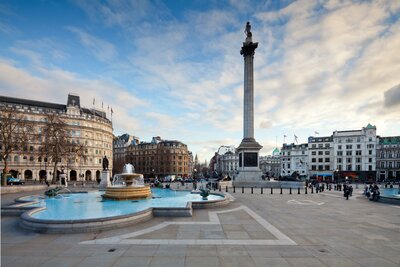 CK Turancar, autobusový poznávací zájazd, Londýn, Trafalgar square