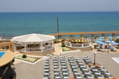 Hotel Europa beach - pohľad na more - letecký zájazd CK Turancar - Kréta, Aposelemis