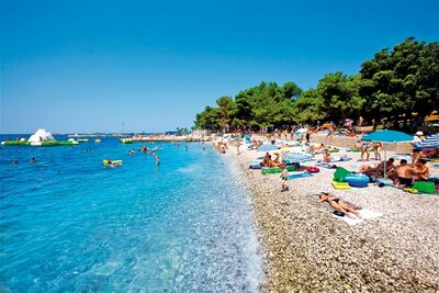 Hotel Delfin - pláž - CK Turancar - autobusový zájazd Chorvátsko, Istria, Poreč