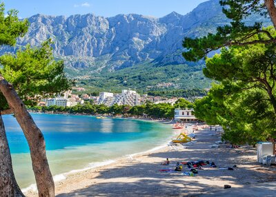 Vila Mara - pláž Makarska - autobusový zájazd CK Turancar - Chorvátsko, Makarska