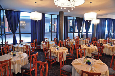 hotel Fiesta M - reštaurácia - letecký zájazd CK Turancar - Slnečné pobrežie