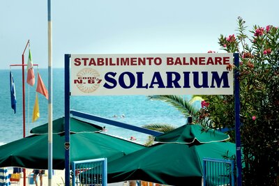 Hotel Solarium - pláž - zájazd vlastnou dopravou CK Turancar - Taliansko - San Benedetto del Tronto - Palmová riviéra