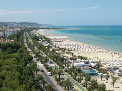 Hotel Solarium - pláž - zájazd vlastnou dopravou CK Turancar - Taliansko - San Benedetto del Tronto - Palmová riviéra