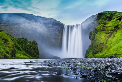 CK Turancar, Letecký poznávací zájazd, Island, Skógafoss