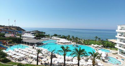 hotel Acapulco Beach - bazeny -letecký zájazd CK Turancar - Kyrenia, Cyprus